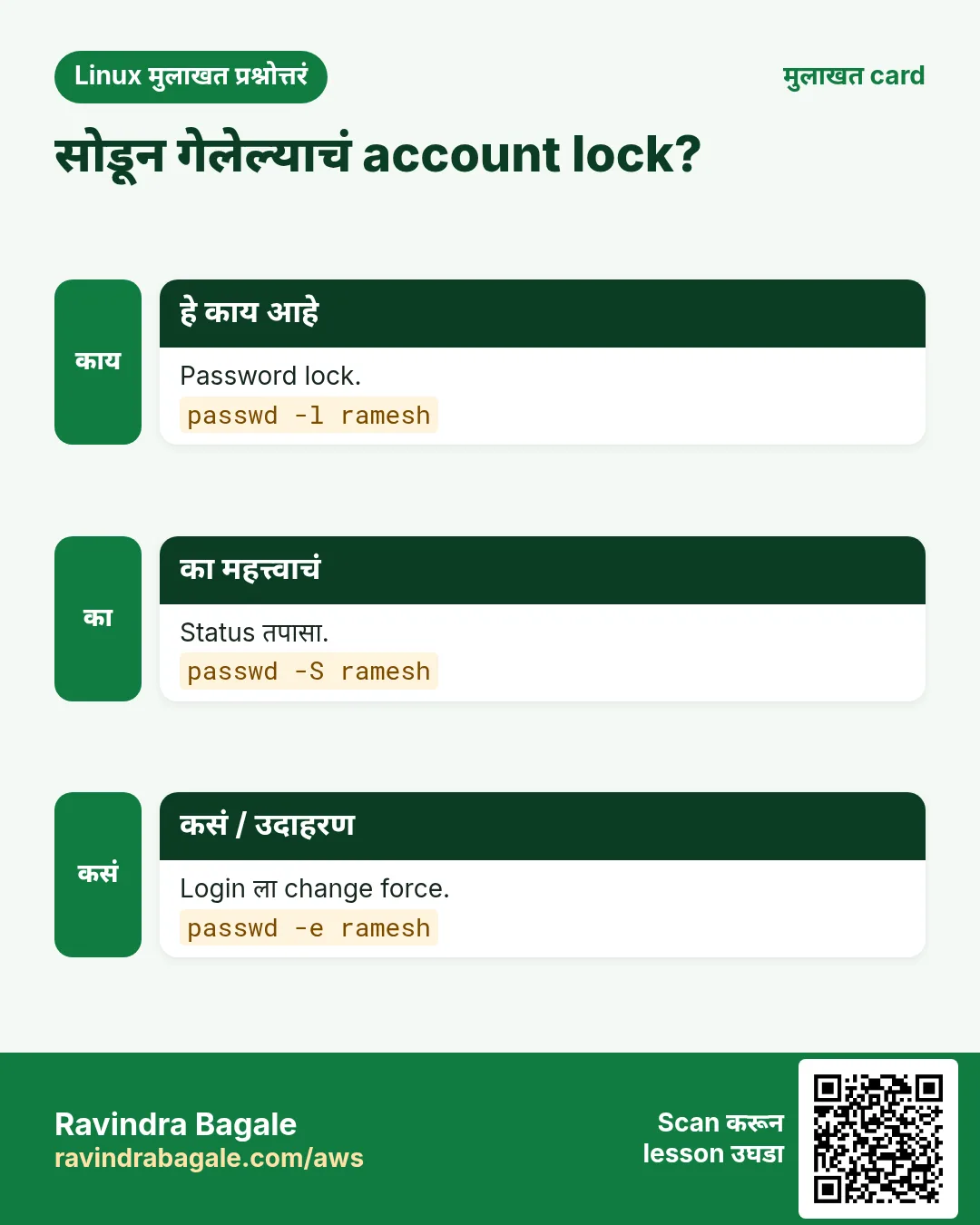 सोडून गेलेल्याचं account lock?. Password lock. Status तपासा. Login ला change force.