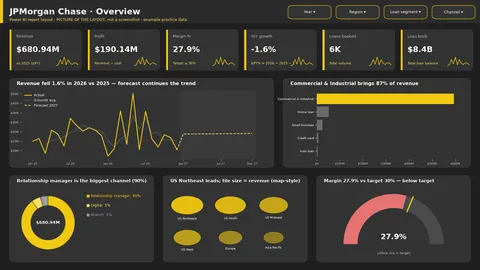 JPMorgan Chase Power BI dashboard